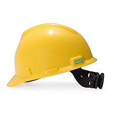 梅思安 V-Gard标准型安全帽 (黄) 超爱戴  10172902